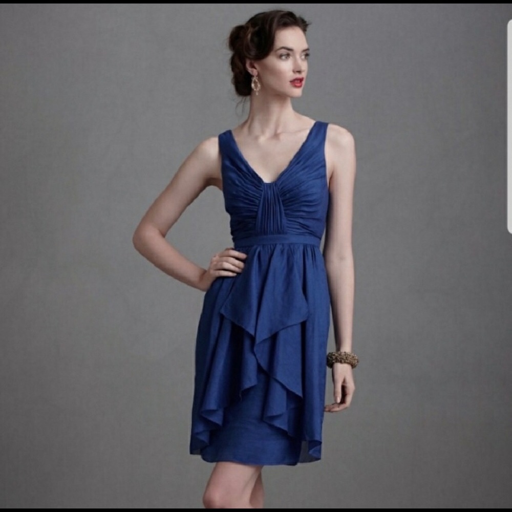 Blue Anthro cocktail dress